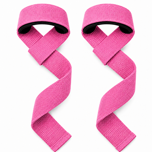 Straps para Levantamiento (Par) Negro, Rojo y Rosado | Accesorio Gym para Fuerza