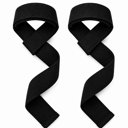 Straps para Levantamiento (Par) Negro, Rojo y Rosado | Accesorio Gym para Fuerza