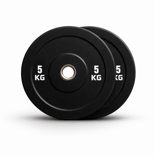 Discos Bumper Olímpicos 5kg (Par) | Ideal para Principiantes y Progresiones
