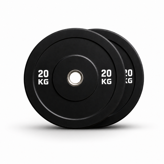 Discos Bumper Olímpicos 20kg (Par) | CrossFit y Levantamiento de Alto Rendimiento