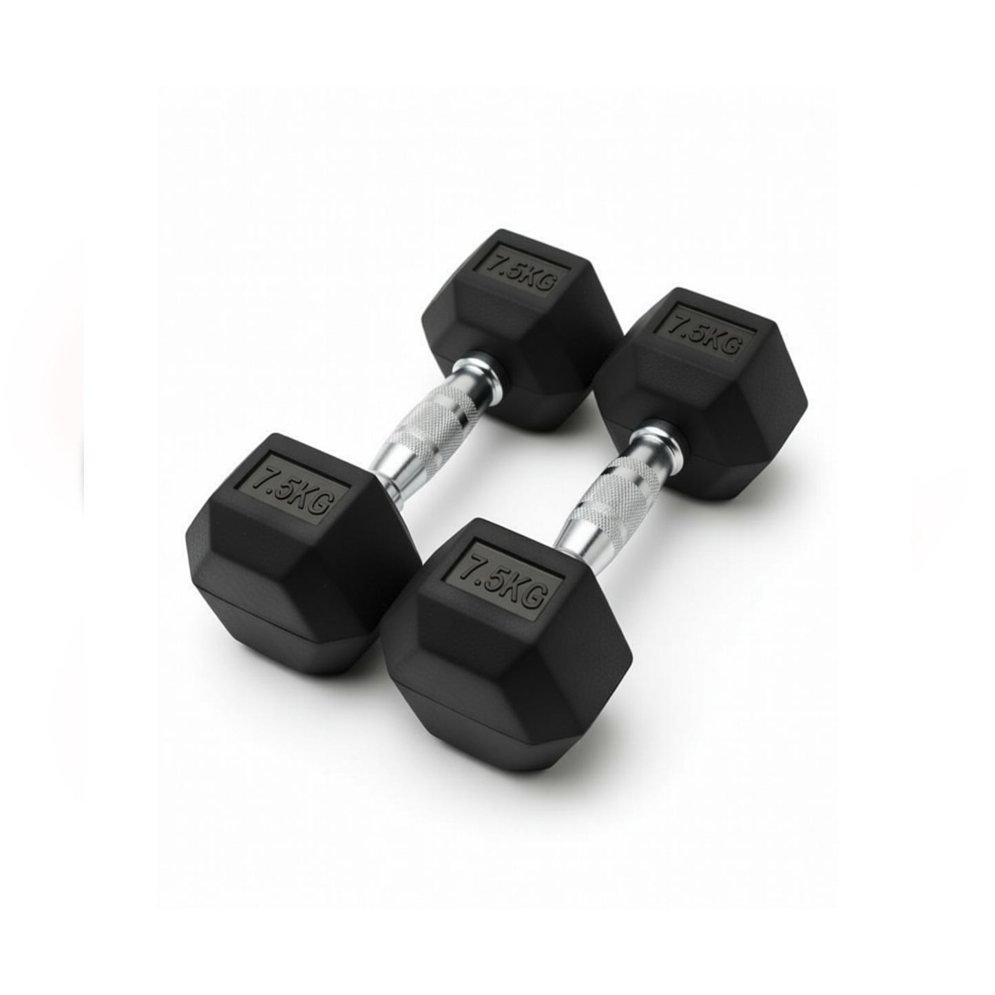 Mancuernas Hexagonales 7.5kg (Par) | Pesas Fitness Intermedio